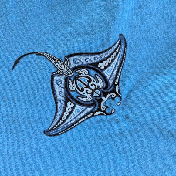 Men's stingray hawaiian t shirt *NEW* - Picture 2 of 6